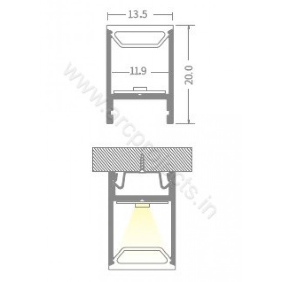 PROFILE-LIGHTS-ARC-CHN-AP3413