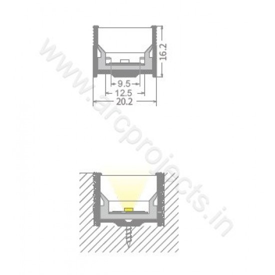 PROFILE-LIGHTS-ARC-CHN-WP02AL1