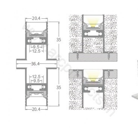 PROFILE-LIGHTS-ARC-CHN-WP02AL3