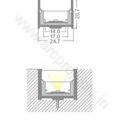 PROFILE-LIGHTS-ARC-CHN-WP03AL1