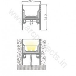 PROFILE-LIGHTS-ARC-CHN-WP03AL3