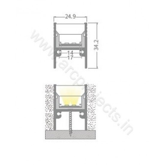 PROFILE-LIGHTS-ARC-CHN-WP03AL3