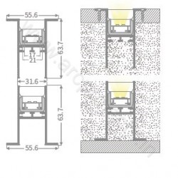 PROFILE-LIGHTS-ARC-CHN-WP04AL2