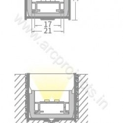 PROFILE-LIGHTS-ARC-CHN-WP04AL4