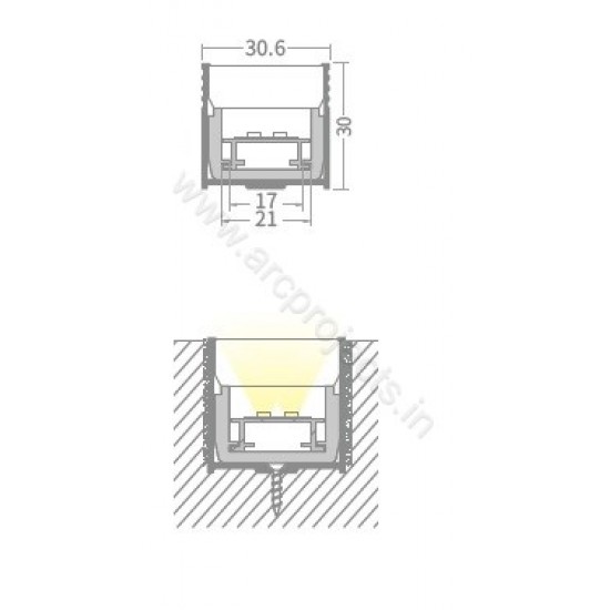 PROFILE-LIGHTS-ARC-CHN-WP04AL4