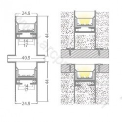 PROFILE-LIGHTS-ARC-CHN-WP03AL2