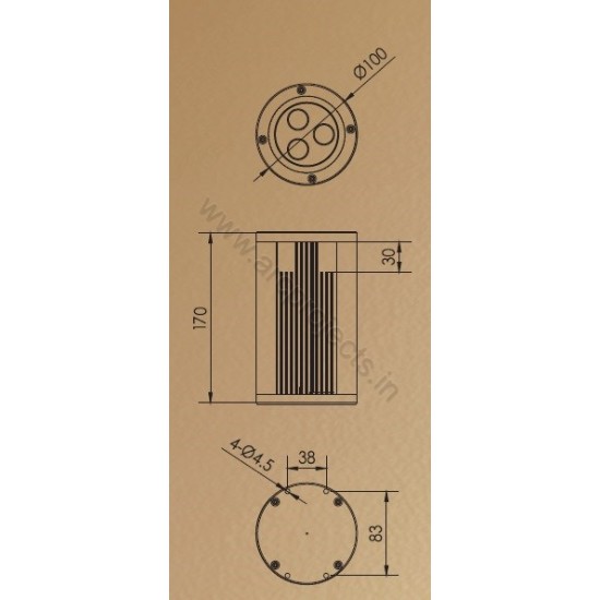 Ceiling-Light-ARC-ISC-6125