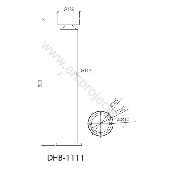 Bollard-ARC-DH-1106