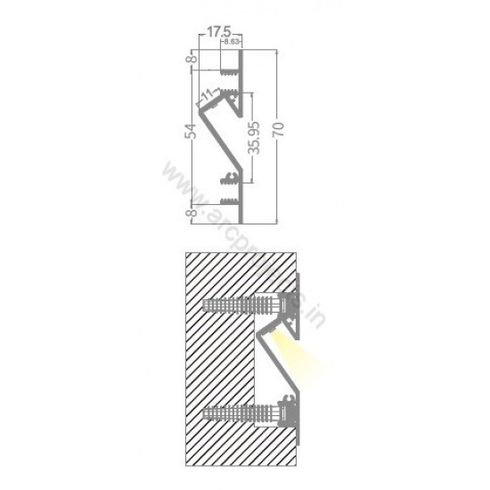 PROFILE-LIGHTS-ARC-CHN-DP03