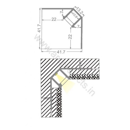 PROFILE-LIGHTS-ARC-CHN-DP04