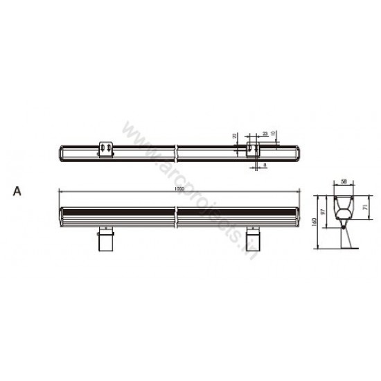 Linear-Wall-Washers API-ISC-1303