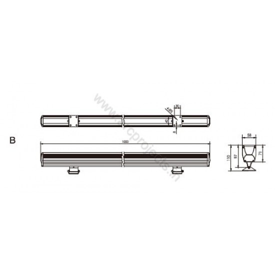 Linear-Wall-Washers API-ISC-1303