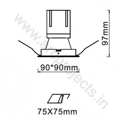 Spot-Lights API-M201-03-S-9w-12w